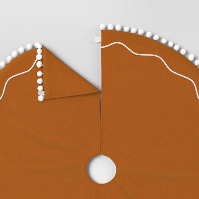 48" Christmas Gingerbread Scene Tree Skirt Brown - Wondershop™