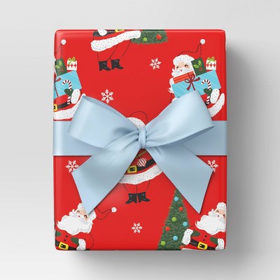 36' Christmas Premium Satin Ribbon Light Blue - Wondershop™