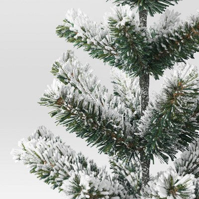 24" Unlit Flocked Indexed Mini Artificial Christmas Tree - Wondershop™