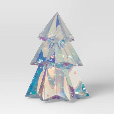 12.8" Christmas Lit Iridescent Tree Decor - Wondershop™