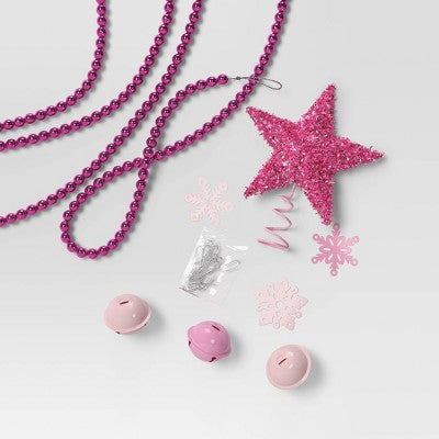12pc Christmas Mini Tree Decor Trim Set - Wondershop™