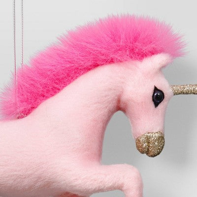 Christmas Pink Unicorn Ornament - Wondershop™