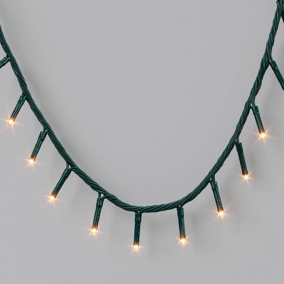 9.5' 3mm 100ct LED Micro Christmas String Lights With Green Wire - Wondershop™