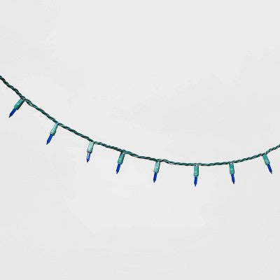 100ct Incandescent Smooth Mini Christmas String Lights With Green Wire - Wondershop™