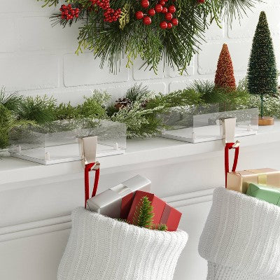 Christmas Clear Acrylic Stocking Holder - Wondershop™