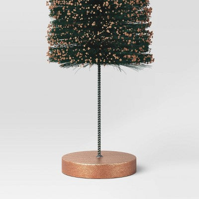 6ct Sisal Bottle Brush Tree Christmas Figurine Set - Wondershop™