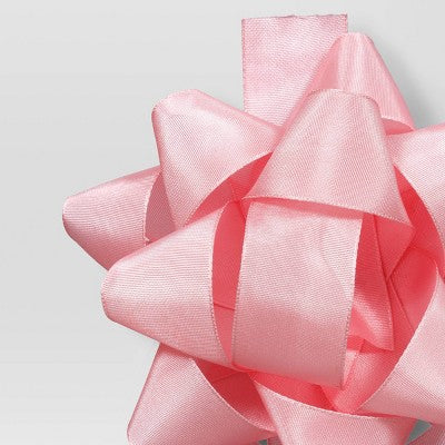 6" Christmas Holiday Cheer Giant Bow Pink - Wondershop™