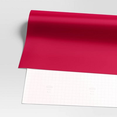 30” 25 Sq Ft Christmas Roll Wrap Solid Red - Wondershop™