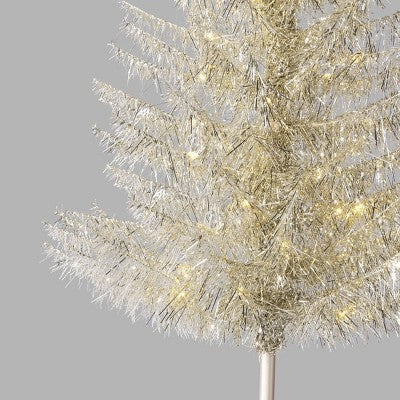 Christmas Champagne Tinsel Tree - Wondershop™