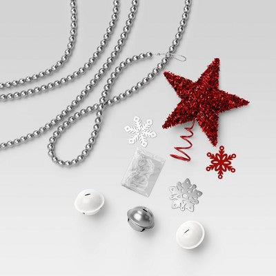 12pc Christmas Mini Tree Decor Trim Set - Wondershop™
