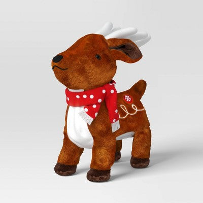 14'' Christmas Animated Plush Dancing Reindeer - Wondershop™