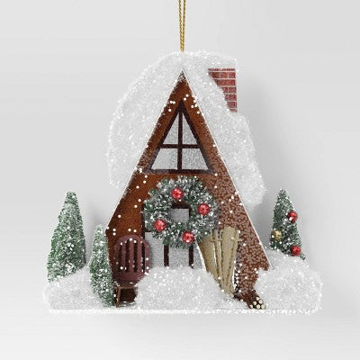 Christmas A Frame House Ornament - Wondershop™
