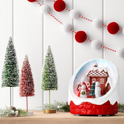 7'' Christmas Animated Gingerbread House Snowglobe - Wondershop™