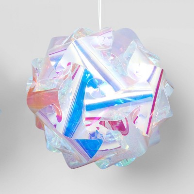 2ct 200mm Christmas Ornament Set Iridescent - Wondershop™