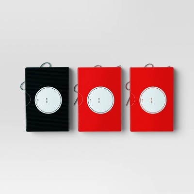  3pk Christmas Gift Card Holders Red/White/Black - Wondershop™