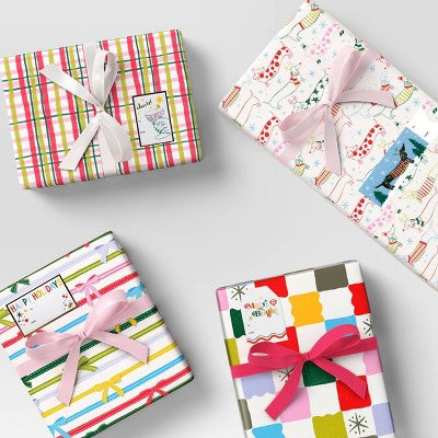  70ct Christmas Humble Cheer Peel And Stick Gift Tags - Wondershop™
