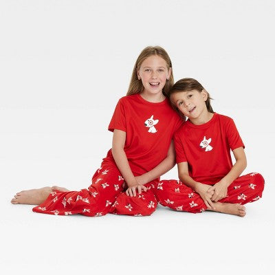  Kids' Bullseye Matching Family Pajama T-shirt - Wondershop™ Red