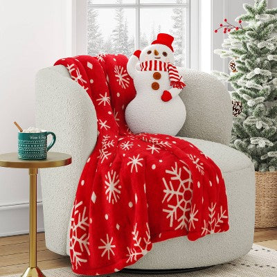  18" Christmas Snowman Pillow - Wondershop™