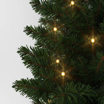  Pre-Lit LED Alberta Spruce Artificial Christmas Tree - Wondershop™