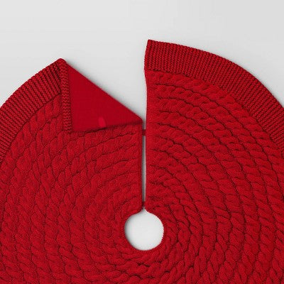  48" Centric Cable Knit Tree Skirt - Wondershop™