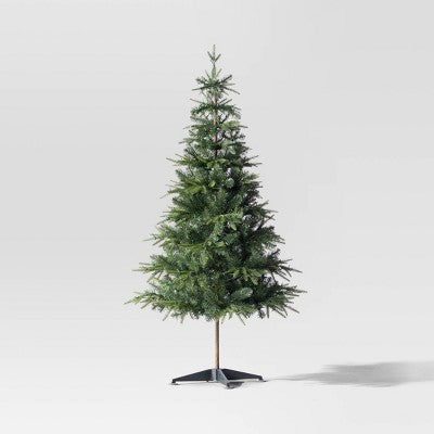  5.5' Pre-Lit Indexed Balsam Fir Artificial Christmas Tree With Twinkling White LED Lights - Wondershop™