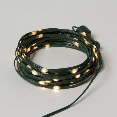  50ct LED Heavy Duty Dewdrop Christmas Indoor Fairy String Lights With Green Wire - Wondershop™