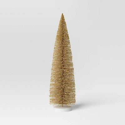  36" Christmas Bottle Brush Tree Sculpture - Wondershop™