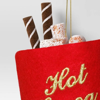  Christmas Hot Cocoa Cup Ornament - Wondershop™