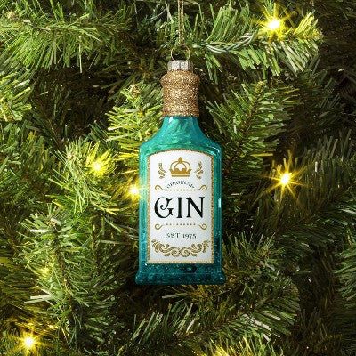  Christmas Glass Gin Ornament - Wondershop™