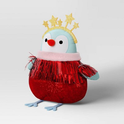  Christmas Featherly Friends Pillow - Wondershop™
