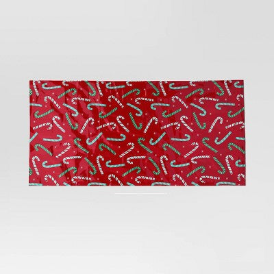  80” X 38"x18" Candy Canes On Red Christmas Gift Sack - Wondershop™