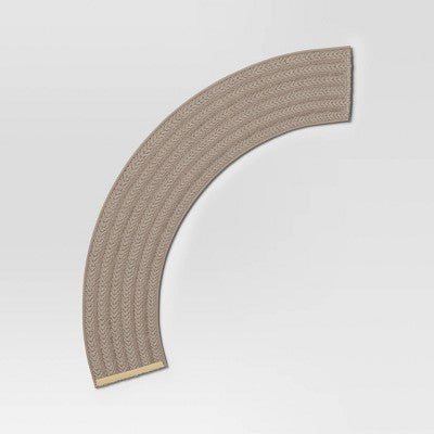  Christmas Roll Up Cable Knit Taupe - Wondershop™