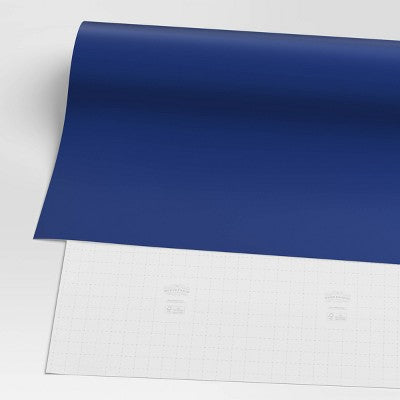  30” 25 Sq Ft Christmas Roll Wrap Solid Blue - Wondershop™