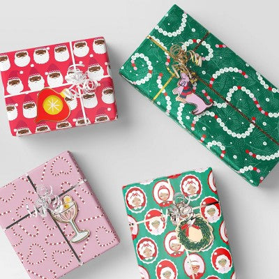  16ct Christmas Tie-On Gift Tags Festive Prints - Wondershop™