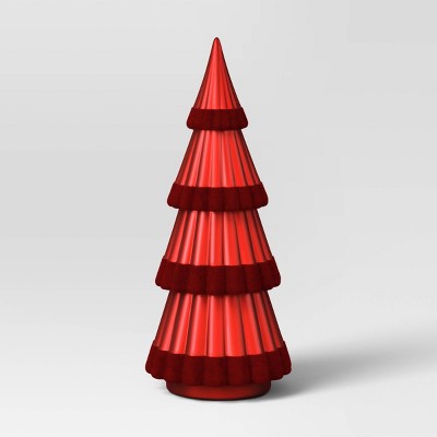  12" Christmas Tree Electroplating And Flocked Finish - Wondershop™