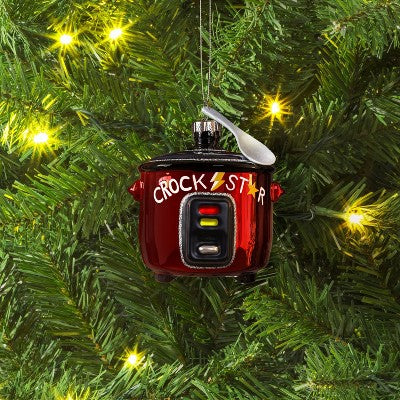  Christmas Glass Slow Cooker Ornament - Wondershop™