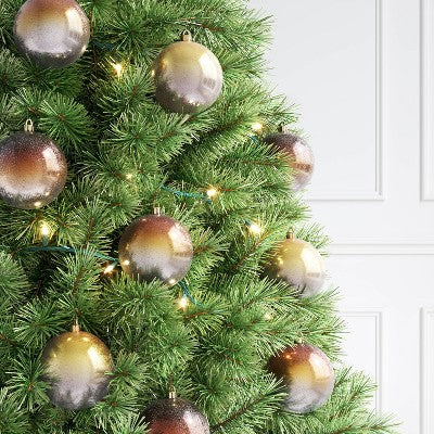  9ct 100mm Christmas Ornament Set Gold/Copper/Bronze - Wondershop™