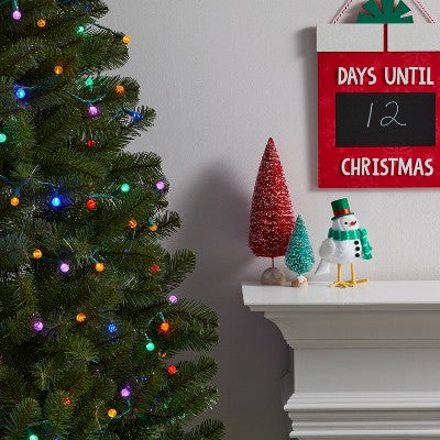  150ct LED Faceted Sphere Christmas String Lights Spool With Green Wire - Wondershop™