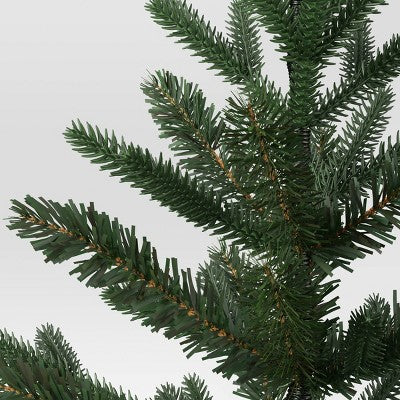  24" Mini Artificial Christmas Tree With Black Base - Wondershop™: Tabletop Green Faux Floral, Indoor Decor