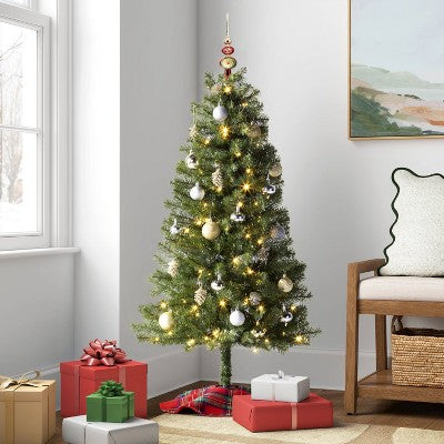  Christmas Plastic Finial Tree Topper Red/Green - Wondershop™