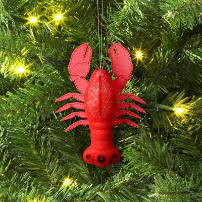  Christmas Fabric Lobster Ornament - Wondershop™
