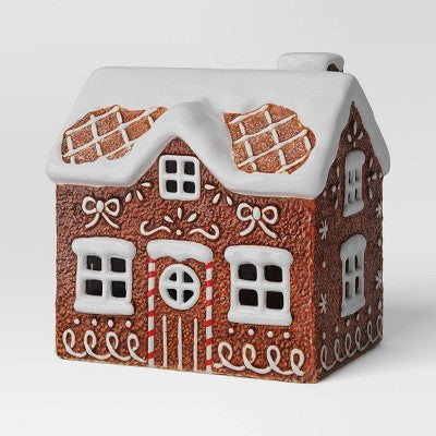  Christmas Ceramic Gingerbread House Decor - Wondershop™