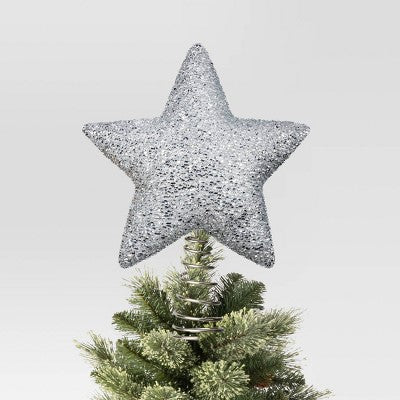  Sequin Fabric Star Tree Topper - Wondershop™