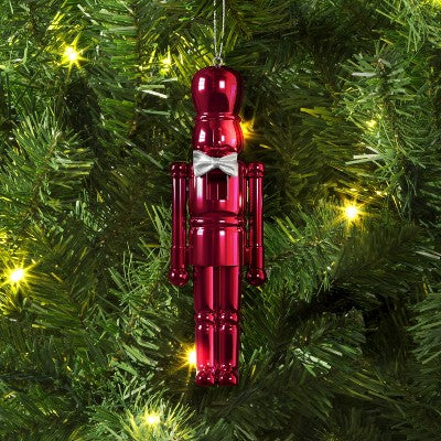  Christmas Plastic Nutcracker Ornament Hot Pink - Wondershop™