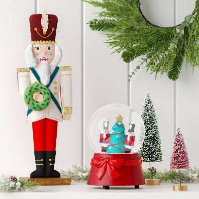 Christmas Fabric Nutcracker Figural Decor - Wondershop™