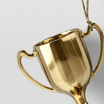  Christmas Gold Resin Trophy Ornament - Wondershop™