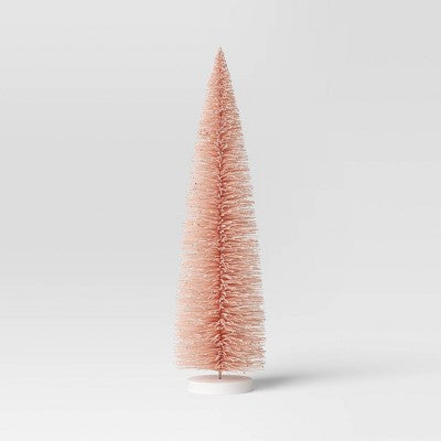  36" Christmas Bottle Brush Tree Sculpture - Wondershop™